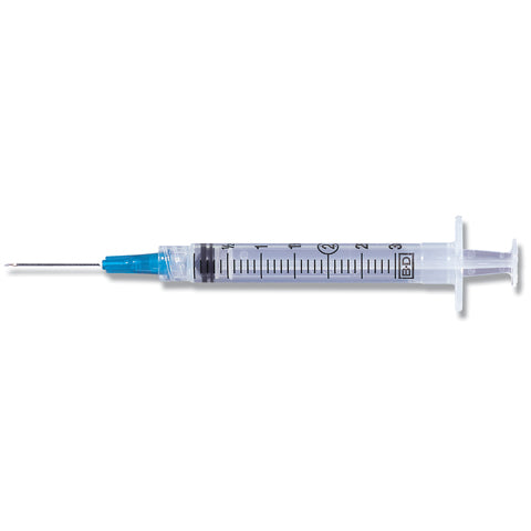 BD 3mL Syringe Luer-Lok Tip w/PrecisionGlide Needle, 40/Box