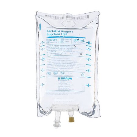 Lactated Ringer's Solution IV Solution Flexible Bag 500 mL 24/Case