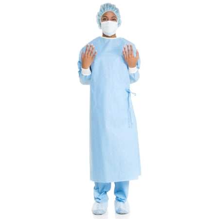 Non-Reinforced Surgical Gown with Towel ULTRA Small AAMI Level 3 Sterile 34/Box