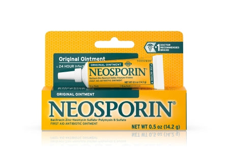 First Aid Antibiotic Neosporin Ointment 0.5 oz. Tube 6/Box