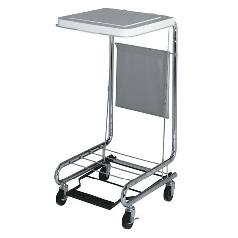Hamper Stand w/ Foot Pedal Operated Lid
