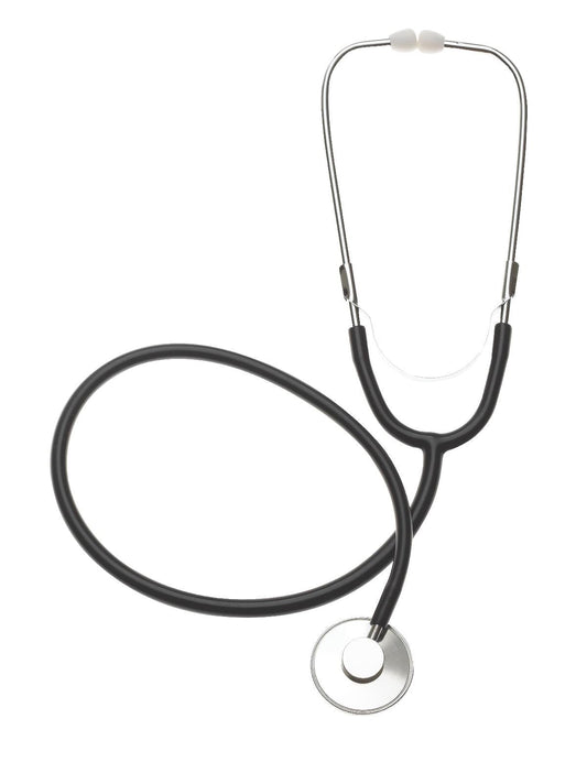 Stethoscope, Lightweight Single-Head, Black, 25/Box