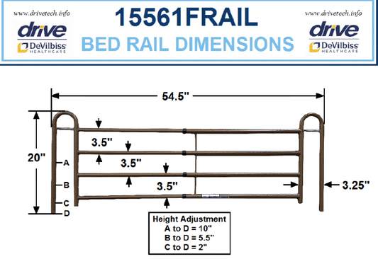 Competitor II Full Length Rails 1 Pair/Box