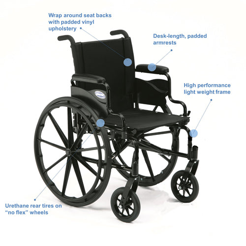 Invacare 9000XT Adult Wheelchair 250lb Capacity Used Condition 90% Discount