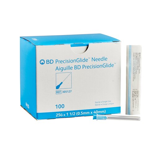 PrecisionGlide Needle, 25g x 1 1/2, 83/Box