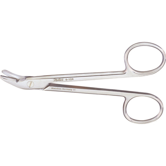 Wire Cutting Scissors, Angled 4.3/4" S/S