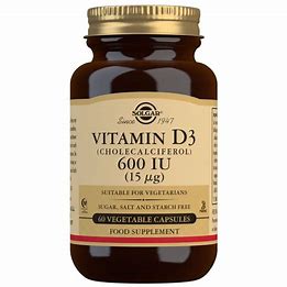 Vitamin D3 10mCG (400IU) Dietary Supplement 100/ Soft Gels/Bottle
