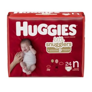 Huggies, Little Snugglers, Newborn up to 10 lbs, 24/pack