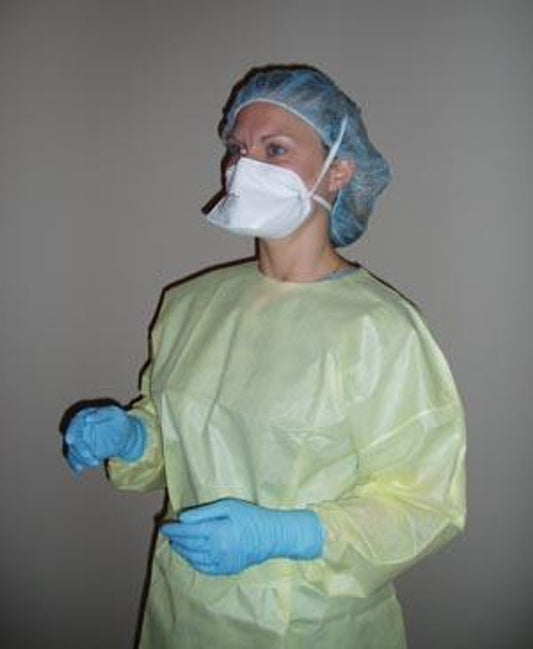 Ritmed Surgical Gown Large Yellow 10/Bag  10Bags/Case