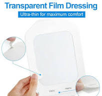 LotFancy Transparent Film Dressing 6" x 8", 10/Box