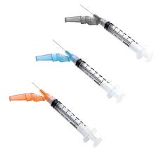 Hypodermic Needle-Pro Safety Device With Syringe 3mL 25Gx1" 50/Box