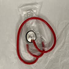 Nurse Stethoscope, General Exam 31.5" Red, 1/ea