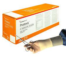 Surgical Gloves, Protexis PI, Powder-Free, Size 7.5, 50 Pairs/Box
