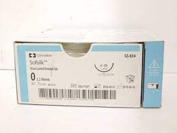 0 Sofsilk Wax Coated Braided Sutures, 30", V-20, 36/Box
