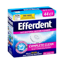 Dental, Efferdent Complete Clean Daily Cleanser, 44 Tablets/Box