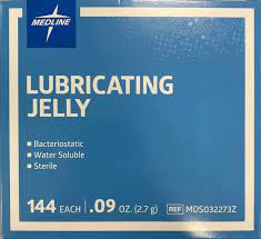Lubricating Jelly, 2.7g, 144 Packs/Box
