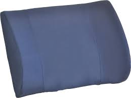 Foam Lumbar Back Cushion Wide, 17.5" x 13" x 4.75", Royal Blue, 1/ea