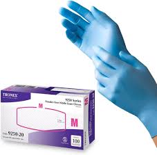 Exam Gloves, 9250 Series Nitrile, Powder Free, Medium, 100/Box