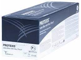 Surgical Gloves, Protexis Latex Blue w/Neu-Thera, Size 7.5, 50 Pairs/Box