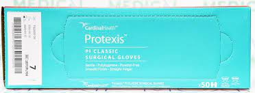 Surgical Gloves, Protexis PI Classic, Size 7, 50 Pairs/Box