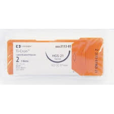 2 Ti-Cron Coated Braided Polyester Sutures, 30", HGS-21, 29/Box