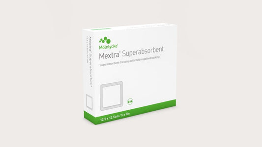 Mextra Superabsorbent Dressing, 7x9" 10/Box