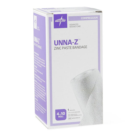 UNNA-Z Zinc Paste Bandage 4" x 10yd  8Each/Box