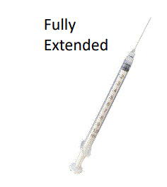 Retractable Safety Syringe, 1mL, 23G x 1 1/2", 59/Box