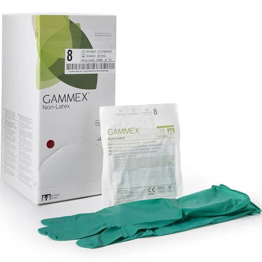Surgical Gloves, Gammex Non-Latex PI Underglove, Size 8, 50 Pairs/Box