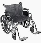 Sentra EC Wheelchair NEW Detatchable Full Arms Swing Away Footrest
