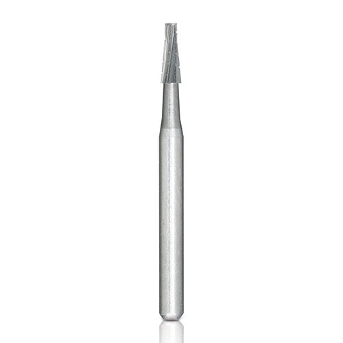 Carbide Burs, Right Angle, Taper Fissure Crosscut 702, 10/Pack, 5 in Bag