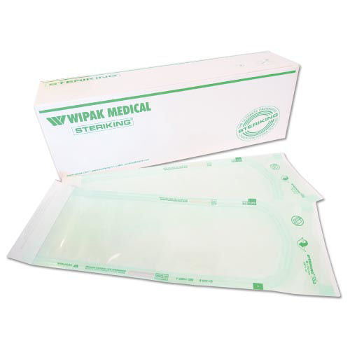 Steriking See-Through Sealable Sterilization Pouches, 3.5" x 10", 200/Box