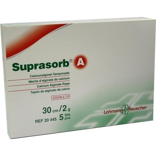 Suprasorb A, Calcium Alginate Rope, 12" x 2g, 5/Box