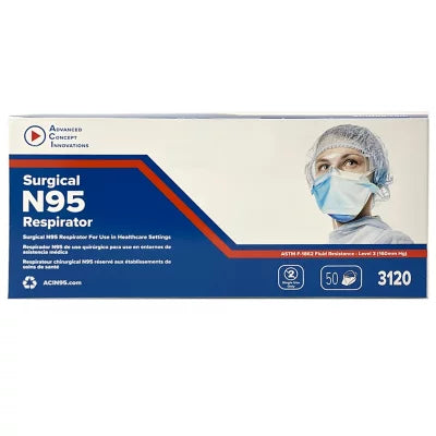 Surgical N95 Respirator 50/Box