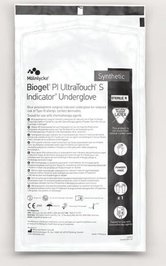 Biogel PI UltraTouch S Indicator Underglove Sz. 6.5 Sterile, Pair 50/Box