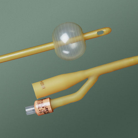 Foley Catheter Lubricath 2-Way 5 cc Balloon 24 Fr. Coated 12/Box