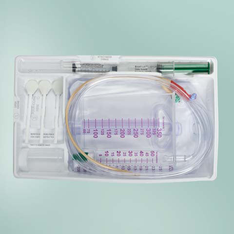 Surestep Foley Catheter Tray 16Fr Silicone, Urine Meter Sterile Each