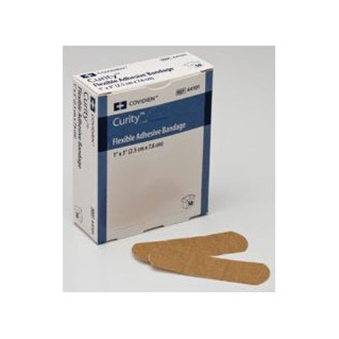 Curity Flexible Adhesive Bandages, 1" x 3", Sterile, 1200/Case