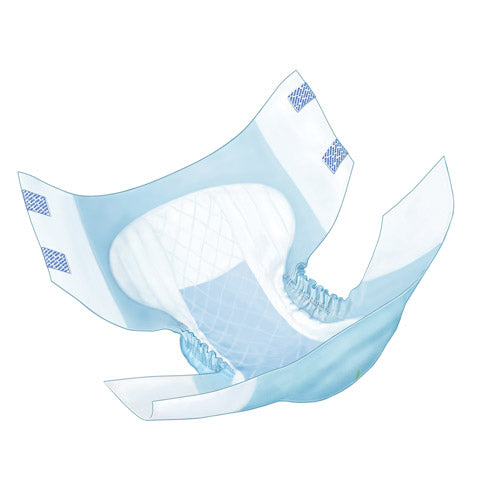 Incontinence, Quilted Adult Briefs, Wings Plus, Heavy Absorbency, Medium, 12/Pack 7 Packs/Case