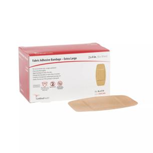 Fabric Adhesive Bandage Extra Large 2" x 4". Sterile, 50/Box