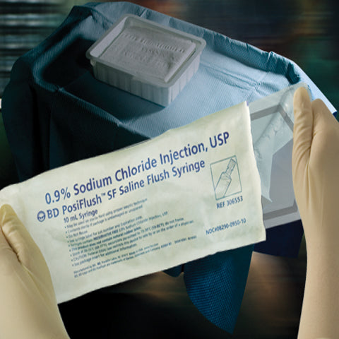 Sodium Chloride Injection, USP 0.9%, 10mL Syringe, 30/Box