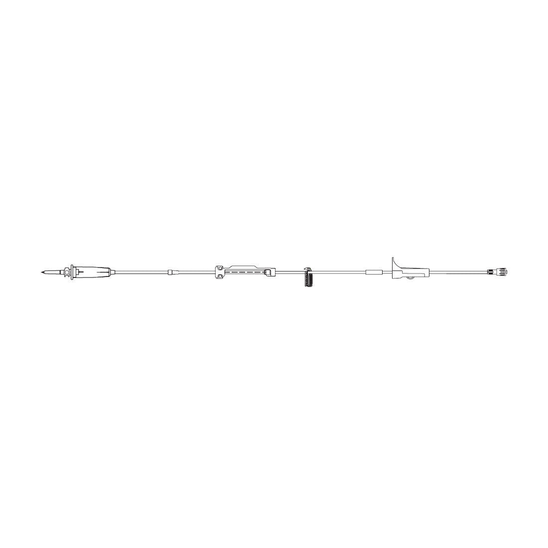 Space Pump Low Adsorption Set With 60 DROPS/mL 130", 24/Box