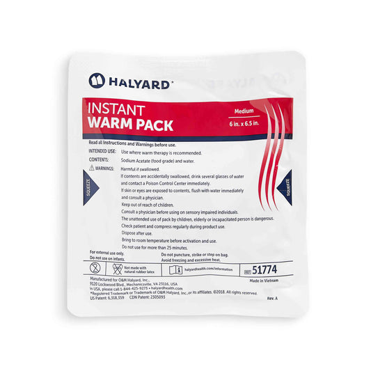 Instant Warm Pack Medium, 6" x 6.5", 36/Box