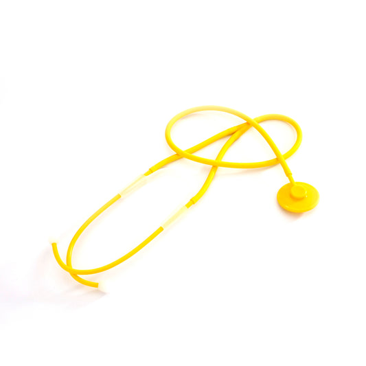 Disposable Stethoscope, 22" Yellow, 10/Box