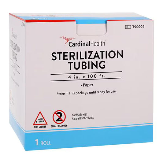 Sterilization Tubing, Paper, 4" x 100', 10/Case