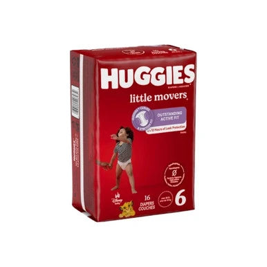 Huggies Little Movers Diaper Size 6 16/Pack