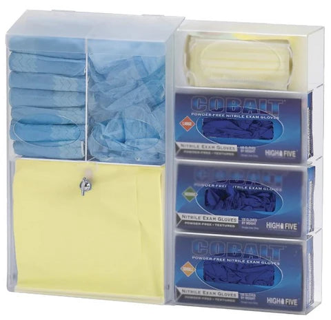 Station Isolation Clear Acrylic,  1 /Box