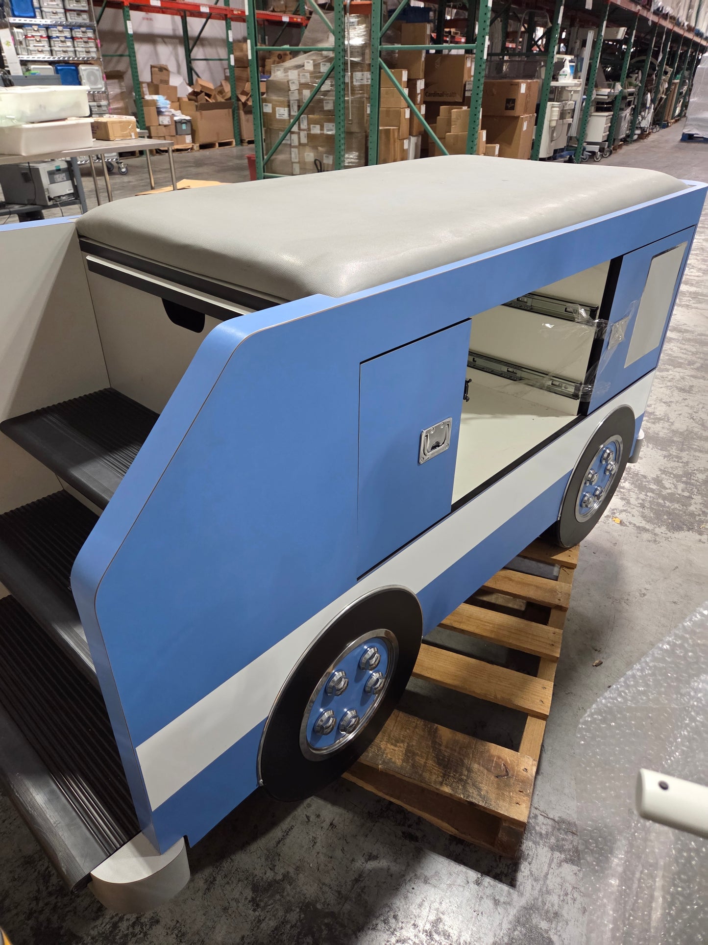 Bus Pediatric Cabinet Treatment Table w/ Flat Top, Used, 1/Each - 1767851