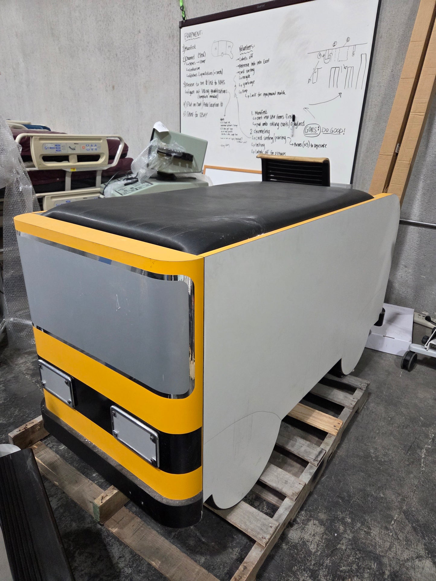 School Bus Pediatric Cabinet Treatment Table w/ Flat Top, Used, 1/Each -1767861