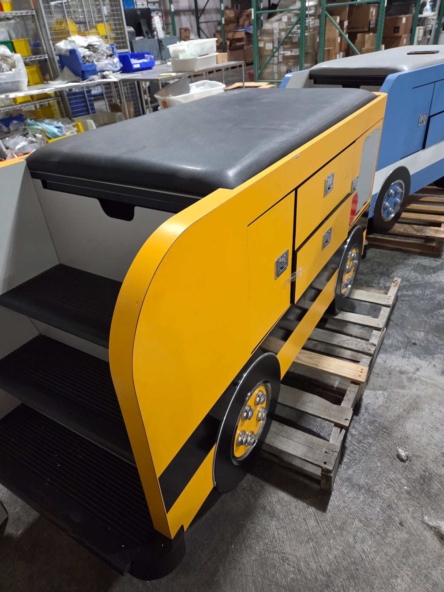 School Bus Pediatric Cabinet Treatment Table w/ Flat Top, Used, 1/Each -1767861